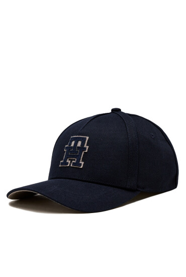 Tommy Hilfiger Шапка с козирка Monogram Elevated Cap AM0AM12040 Син - Mera.bg