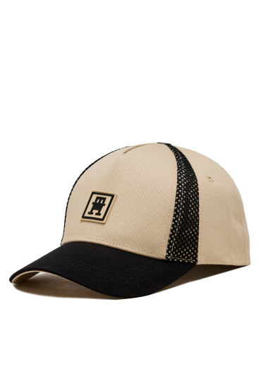 Tommy Hilfiger Шапка с козирка Monogram Sport Mesh Cap AM0AM12031 Бежов - Mera.bg