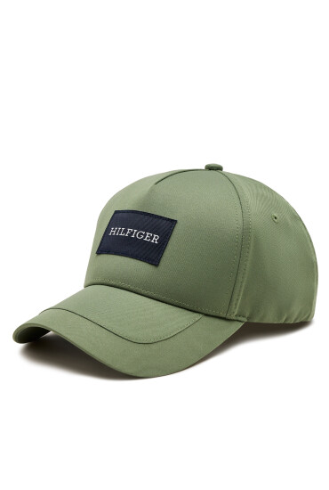 Tommy Hilfiger Шапка с козирка Monotype AM0AM12162 Зелен - Mera.bg