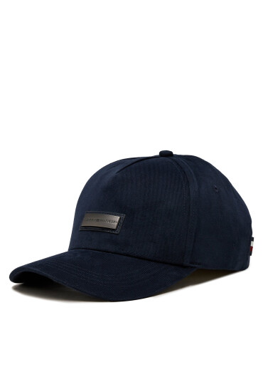 Tommy Hilfiger Шапка с козирка Seasonal Corporate Cap AM0AM12033 Тъмносин - Mera.bg