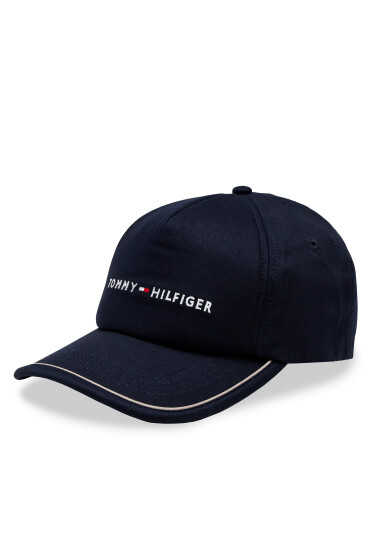 Tommy Hilfiger Шапка с козирка Skyline AM0AM12039 Тъмносин - Mera.bg