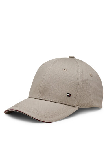 Tommy Hilfiger Шапка с козирка Th Corporate Cotton 6 Panel Cap AM0AM12035 Сив - Mera.bg