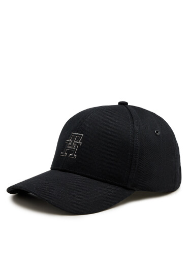 Tommy Hilfiger Шапка с козирка Th Imd Heavy Twill 6 Panel Cap AM0AM12300 Черен - Mera.bg