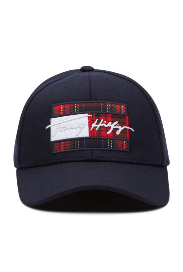 Tommy Hilfiger Шапка с козирка Th Signature Flag Cap AM0AM07037 DW5 - Mera.bg