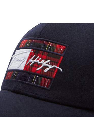 Tommy Hilfiger Шапка с козирка Th Signature Flag Cap AM0AM07037 DW5 - Mera.bg