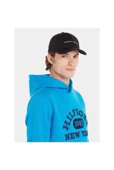 Tommy Hilfiger Шапка с козирка Th Skyline Cap AM0AM11494 Black BDS - Mera.bg