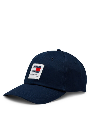 Tommy Hilfiger Шапка с козирка Tjm Modern Patch Cap AM0AM12016 Тъмносин - Mera.bg