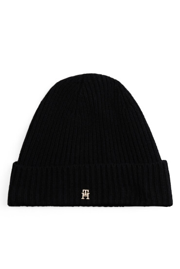 Tommy Hilfiger Шапка Th Cashmere AW0AW17772 Черен - Mera.bg