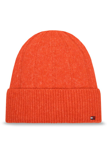 Tommy Hilfiger Шапка Th Flag Fluffy AW0AW17779 Оранжев - Mera.bg