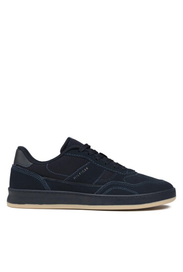 Tommy Hilfiger Сникърси Retro Court Cupsole Suede Mix FM0FM04169 Desert Sky DW5 - Mera.bg