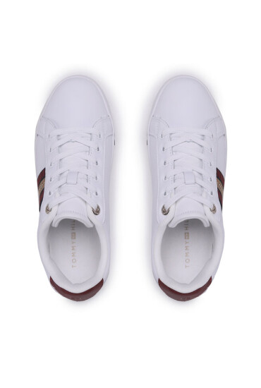 Tommy Hilfiger Сникърси Signature Webbing Court Sneaker FW0FW06803 White YBR - Mera.bg