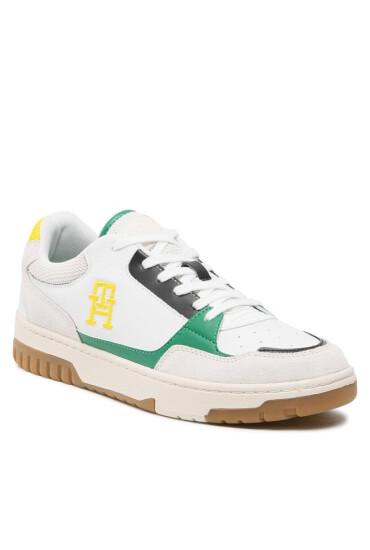 Tommy Hilfiger Сникърси Th Basket Street Mix FM0FM04728 White YBS - Mera.bg