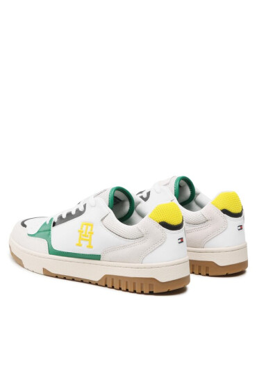 Tommy Hilfiger Сникърси Th Basket Street Mix FM0FM04728 White YBS - Mera.bg