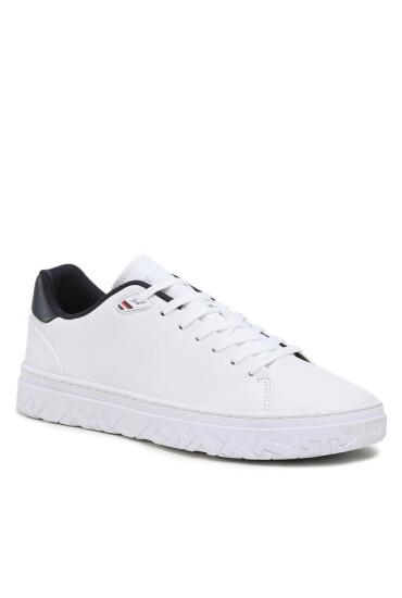 Tommy Hilfiger Сникърси Modenr Iconic Court Cup FM0FM04355 White YBR - Mera.bg