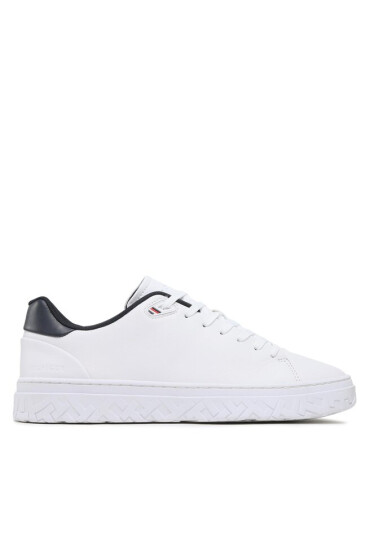Tommy Hilfiger Сникърси Modenr Iconic Court Cup FM0FM04355 White YBR - Mera.bg