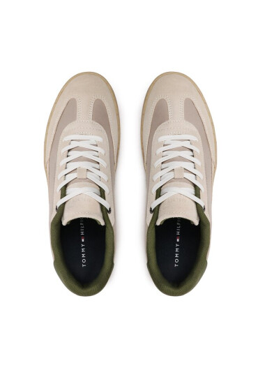 Tommy Hilfiger Сникърси Court Sneaker Mix Cup FM0FM04484 Stone AEP - Mera.bg
