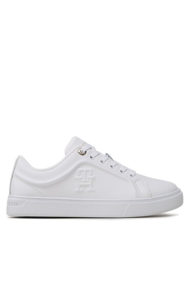 Tommy Hilfiger Сникърси Casual Leather Cupsole Sneaker FW0FW07288 White YBS - Mera.bg