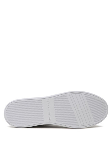 Tommy Hilfiger Сникърси Casual Leather Cupsole Sneaker FW0FW07288 White YBS - Mera.bg