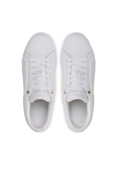 Tommy Hilfiger Сникърси Casual Leather Cupsole Sneaker FW0FW07288 White YBS - Mera.bg