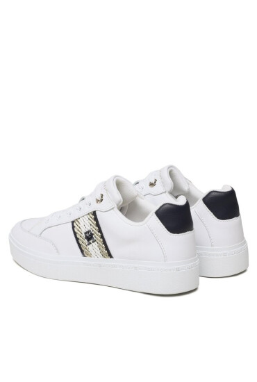 Tommy Hilfiger Сникърси Court Sneaker With Webbing FW0FW07106 White YBS - Mera.bg