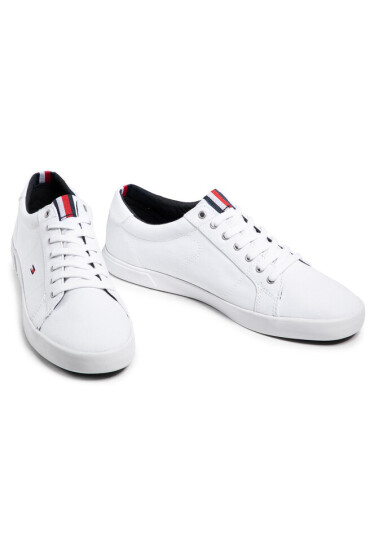Tommy Hilfiger Сникърси Iconic Long Lace Sneaker FM0FM01536 Бял - Mera.bg