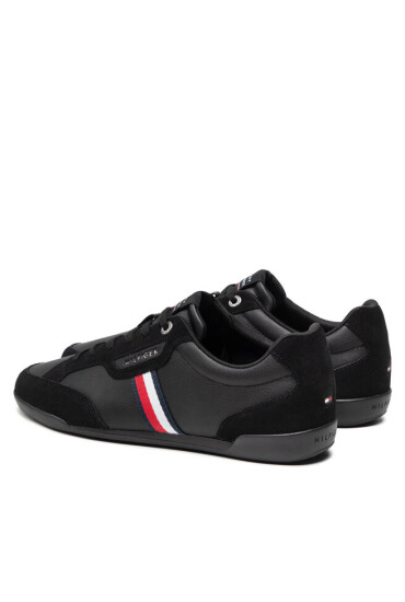 Tommy Hilfiger Сникърси Corporate Mix Leather Cupsole FM0FM04015 Black BDS - Mera.bg