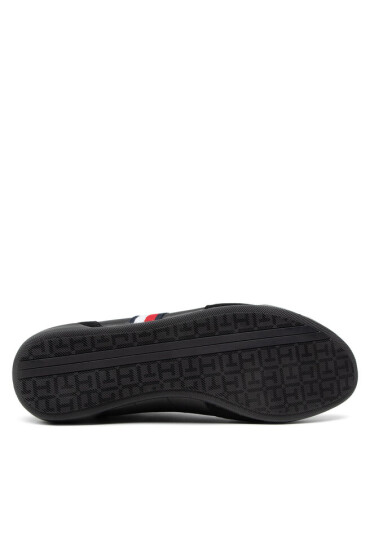 Tommy Hilfiger Сникърси Corporate Mix Leather Cupsole FM0FM04015 Black BDS - Mera.bg