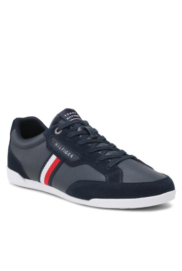 Tommy Hilfiger Сникърси Corporate Mix Leather Cupsole FM0FM04015 Desert Sky DW5 - Mera.bg