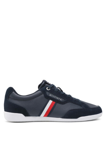 Tommy Hilfiger Сникърси Corporate Mix Leather Cupsole FM0FM04015 Desert Sky DW5 - Mera.bg