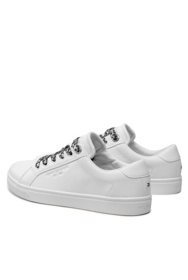 Tommy Hilfiger Сникърси Th Animal Printed Laces Sneaker FW0FW06069 White YBR - Mera.bg