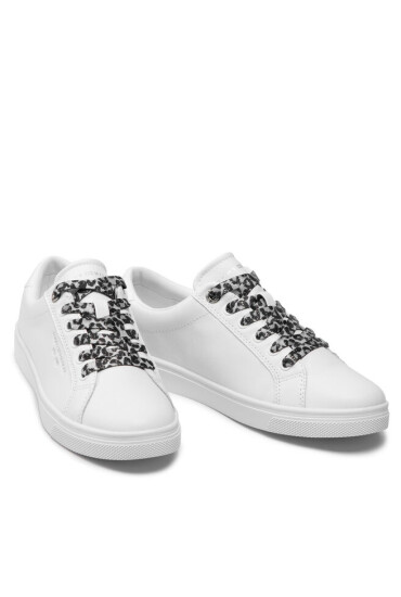 Tommy Hilfiger Сникърси Th Animal Printed Laces Sneaker FW0FW06069 White YBR - Mera.bg
