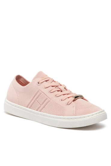 Tommy Hilfiger Сникърси Knitted Light Cupsole FW0FW06332 Sepia Pink TMF - Mera.bg