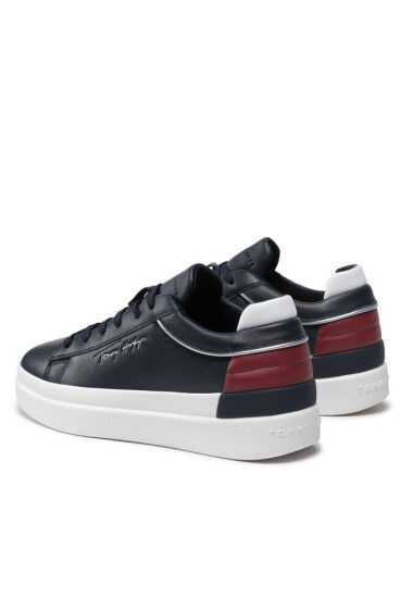 Tommy Hilfiger Сникърси Th Femine Leather Sneaker FW0FW06511 Desert Sky DW5 - Mera.bg