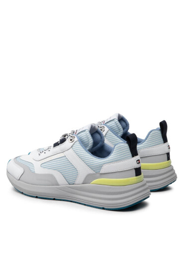 Tommy Hilfiger Сникърси Feminnie Material Mix Runner FW0FW06593 Breezy Blue C1O - Mera.bg