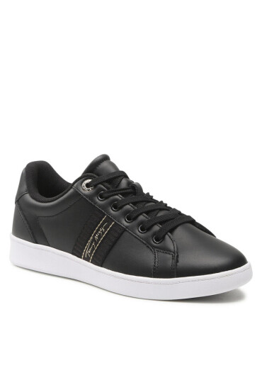 Tommy Hilfiger Сникърси Signature Webbing Court Sneaker FW0FW06803 Black BDS - Mera.bg