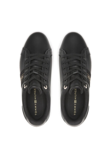 Tommy Hilfiger Сникърси Signature Webbing Court Sneaker FW0FW06803 Black BDS - Mera.bg