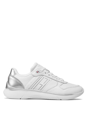 Tommy Hilfiger Сникърси Leather Ligtweight Sneaker FW0FW06016 Silver OIM - Mera.bg