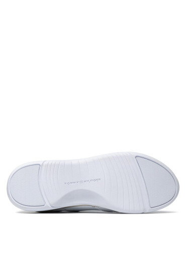 Tommy Hilfiger Сникърси Leather Ligtweight Sneaker FW0FW06016 Silver OIM - Mera.bg