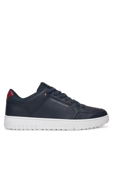 Tommy Hilfiger Сникърси Basket Core Lite Lth Mix FM0FM05518 Тъмносин - Mera.bg