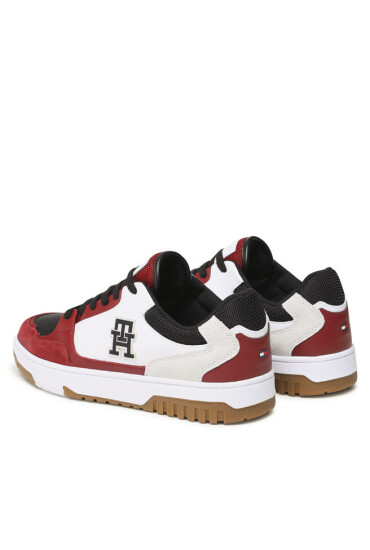 Tommy Hilfiger Сникърси Basket Street Mix FM0FM04695 Бял - Mera.bg