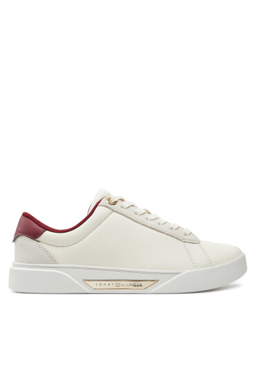 Tommy Hilfiger Сникърси Chic Court Sneaker FW0FW08123 Екрю - Mera.bg
