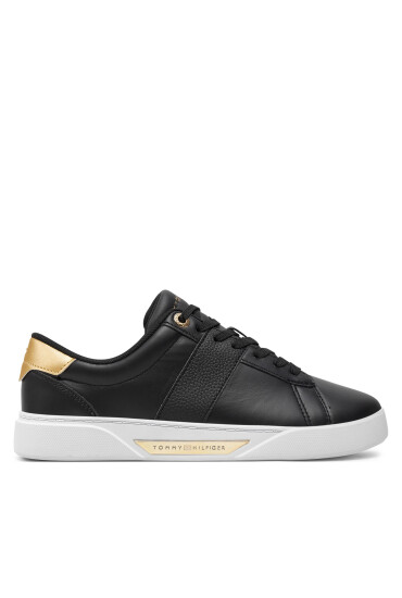Tommy Hilfiger Сникърси Chic Panel Court Sneaker FW0FW07998 Черен - Mera.bg