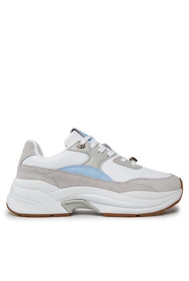 Tommy Hilfiger Сникърси Chunky Feminine Runner Hardware FW0FW07703 Сив - Mera.bg