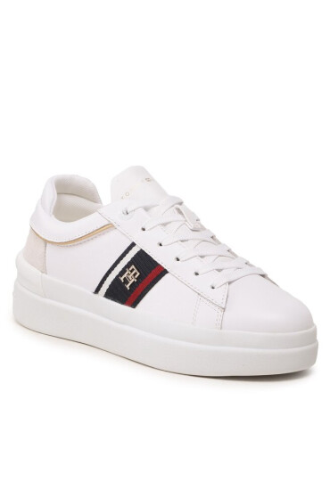 Tommy Hilfiger Сникърси Corp Webbing Court Sneaker FW0FW07387 White YBS - Mera.bg