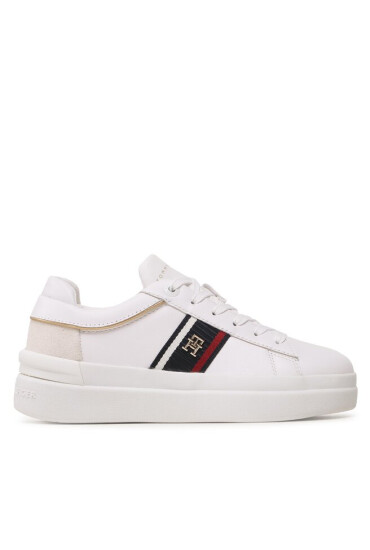 Tommy Hilfiger Сникърси Corp Webbing Court Sneaker FW0FW07387 White YBS - Mera.bg