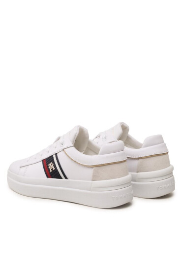 Tommy Hilfiger Сникърси Corp Webbing Court Sneaker FW0FW07387 White YBS - Mera.bg