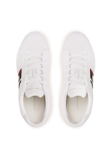 Tommy Hilfiger Сникърси Corp Webbing Court Sneaker FW0FW07387 White YBS - Mera.bg
