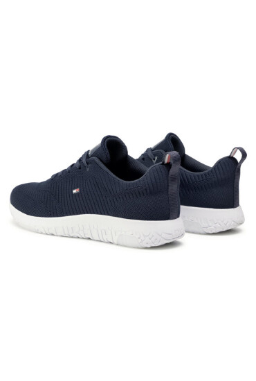 Tommy Hilfiger Сникърси Corporate Knit Rib Runner FM0FM02838 Тъмносин - Mera.bg
