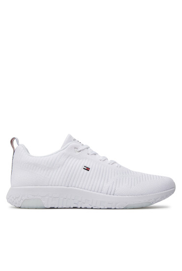 Tommy Hilfiger Сникърси Corporate Knit Rib Runner FM0FM02838 Бял - Mera.bg