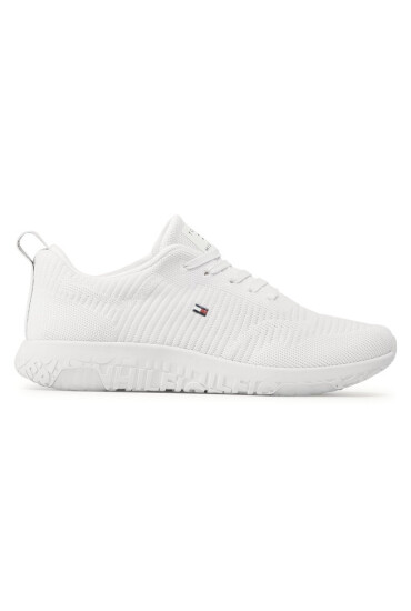 Tommy Hilfiger Сникърси Corporate Knit Rib Runner FM0FM02838 Бял - Mera.bg